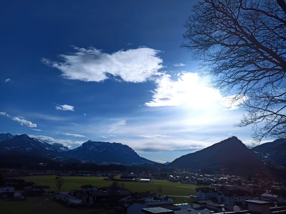 Ferienwohnung Haus Sonnenwinkl Kössen Exterior foto
